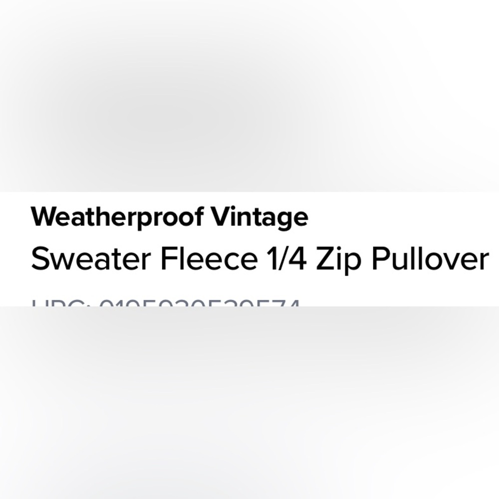 Preowned like New Fleece Original Weatherproof Men's Charcoal Zip-Up Sweater. - Picture 13 of 16